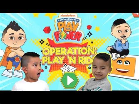 NickALive!: Calvin and Kaison's Play Power: Operation: Play n' .